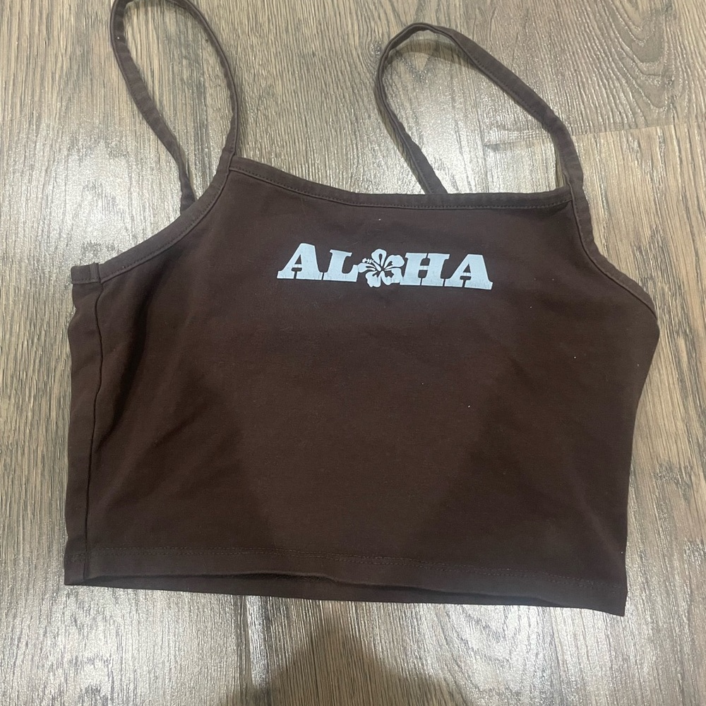 Cotton On Chocolate Graphic Tank